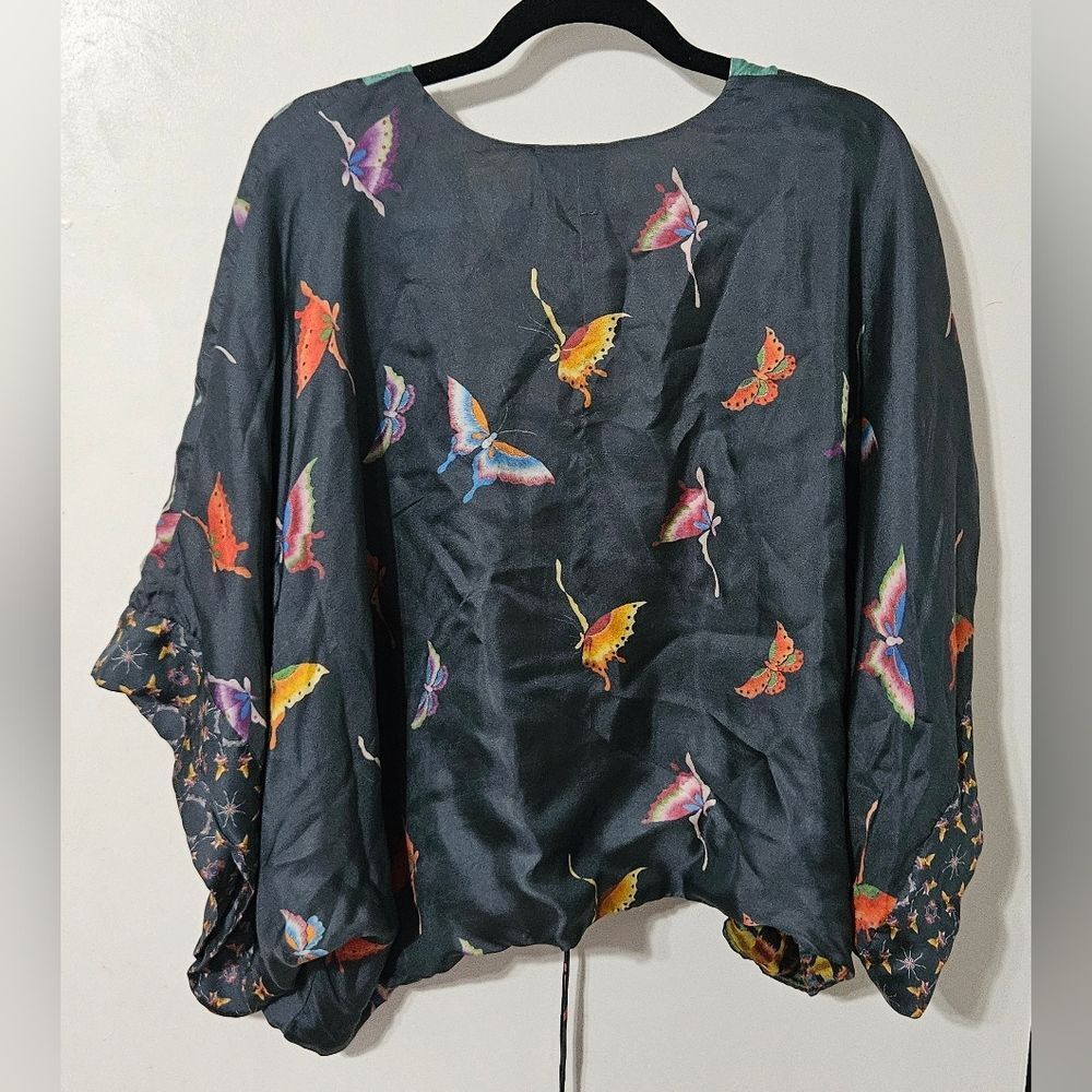 Johnny was rainbow shrug blouse size XL - Picture 9 of 14